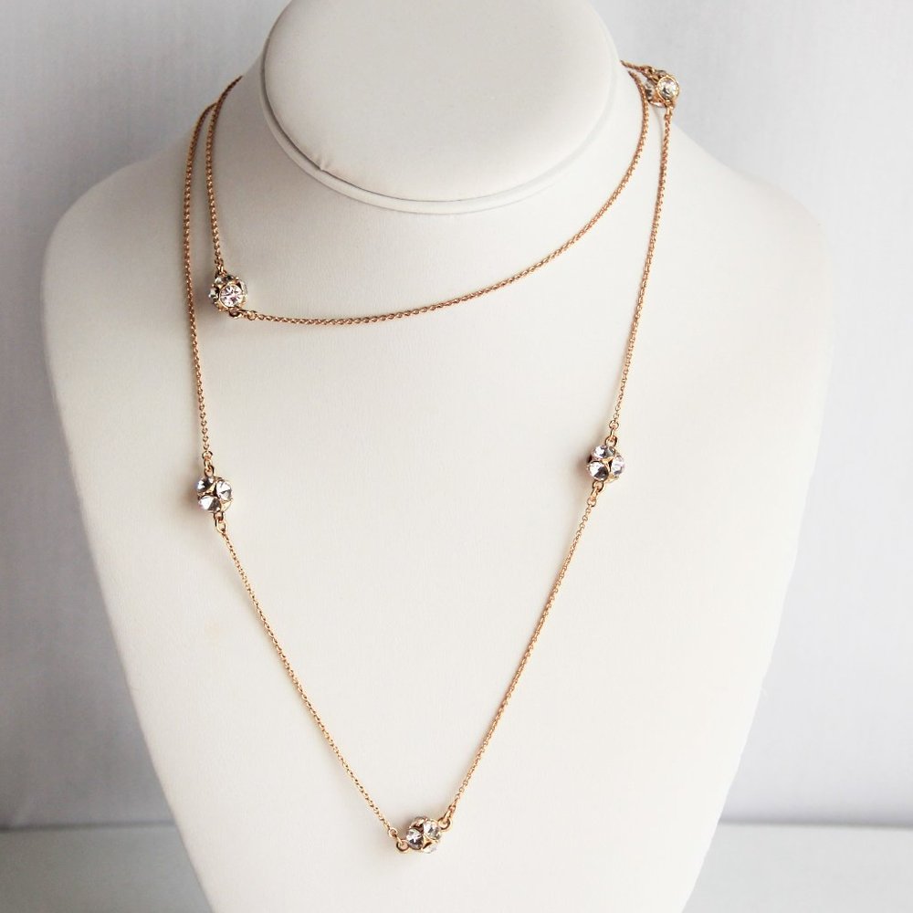 Kate Spade Gold “Lady Marmalade Scatter Necklace"
